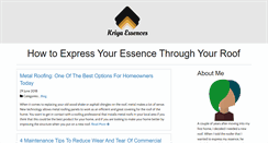 Desktop Screenshot of kriyaessences.com